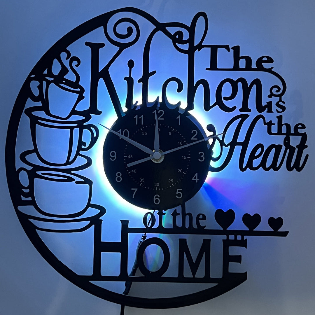 Cozy Atmosphere Mood Wall Clock for Home Decor-Orizon Depot