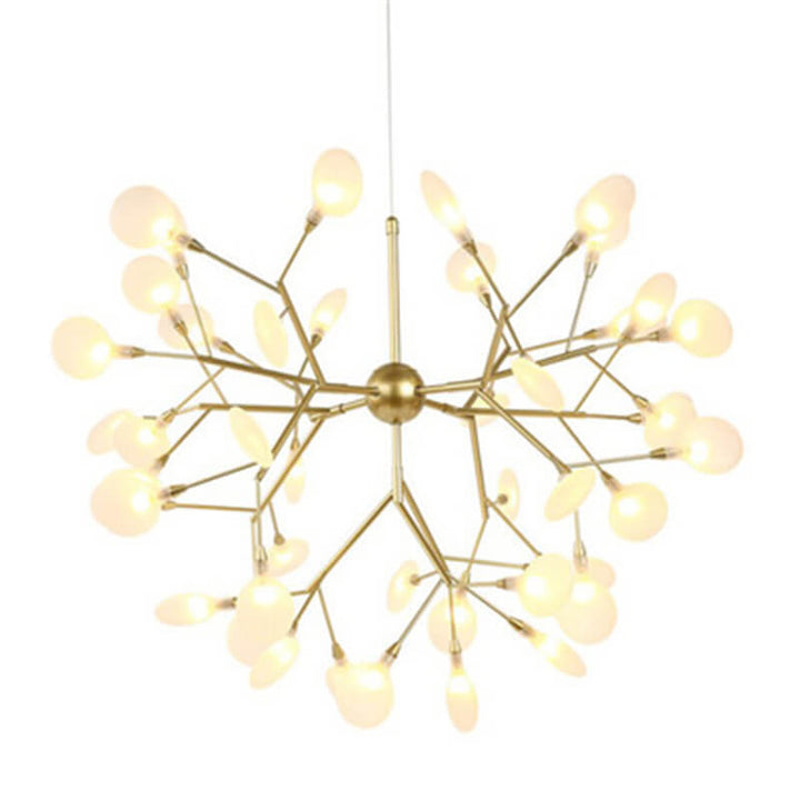 Modern Metal Branch Fireflies LED Chandelier with 27/36 Lights-Orizon Depot