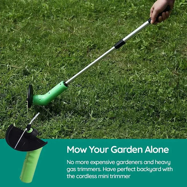 Cordless Mini Weed Trimmer for Easy Lawn Maintenance