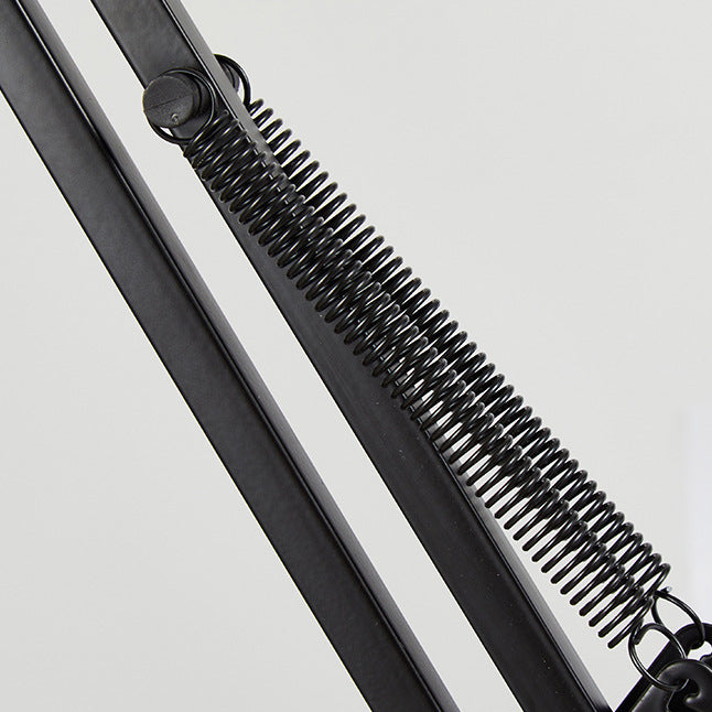 Modern Minimalist Retractable Long Arm Clip Iron ABS 1-Light Table Lamp For Bedroom-Orizon Depot