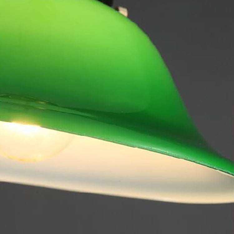 Contemporary Retro Emerald Green Glass Pendant Light-Orizon Depot