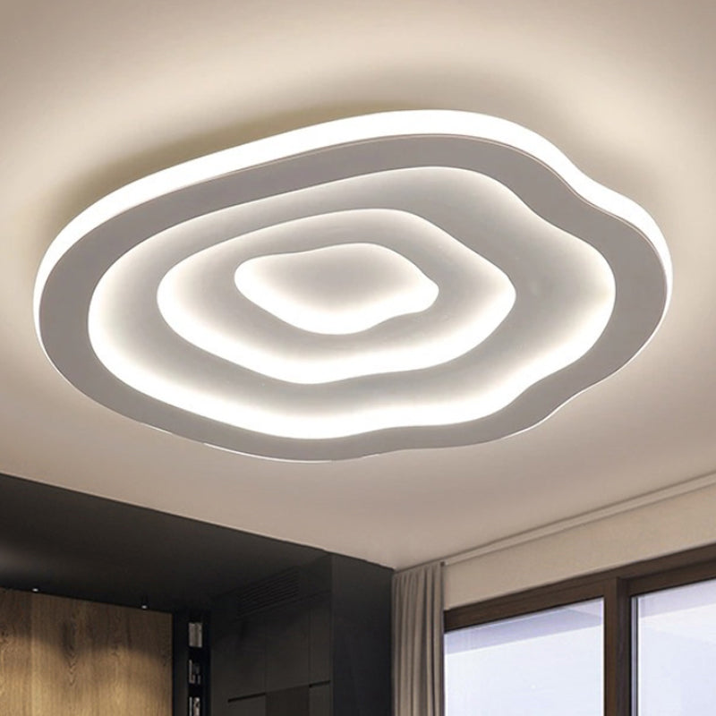 Modern Flush Mount Ripple LED Ceiling Light Fixture
