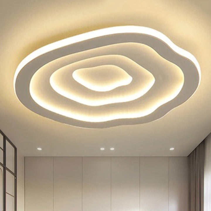 Modern Flush Mount Ripple LED Ceiling Light Fixture