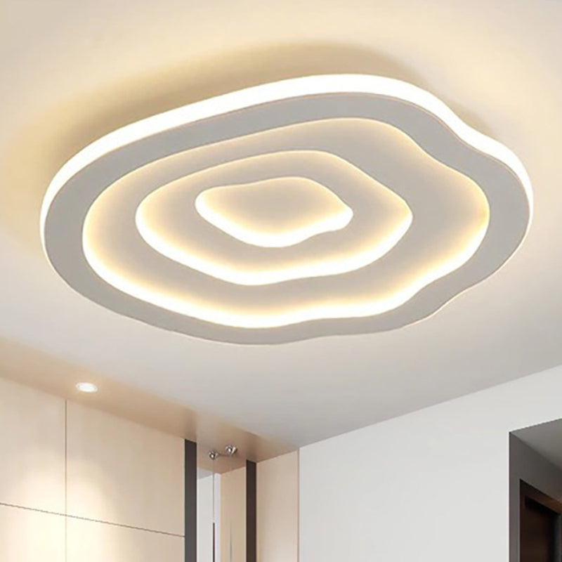 Modern Flush Mount Ripple LED Ceiling Light Fixture