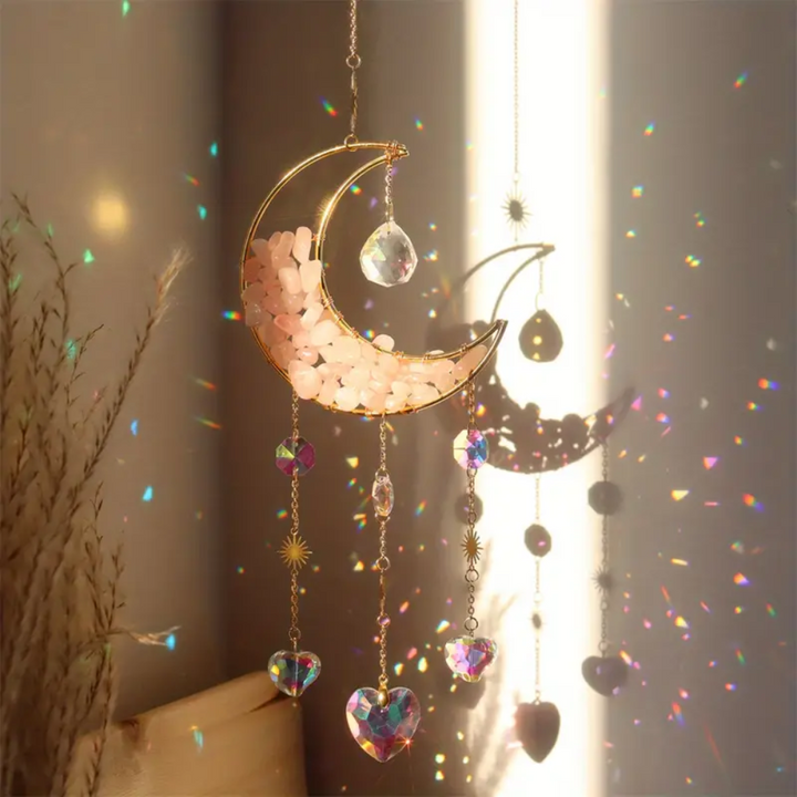 Moon Crystal Sun Catcher - Stunning Home Decor for Natural Light-Orizon Depot