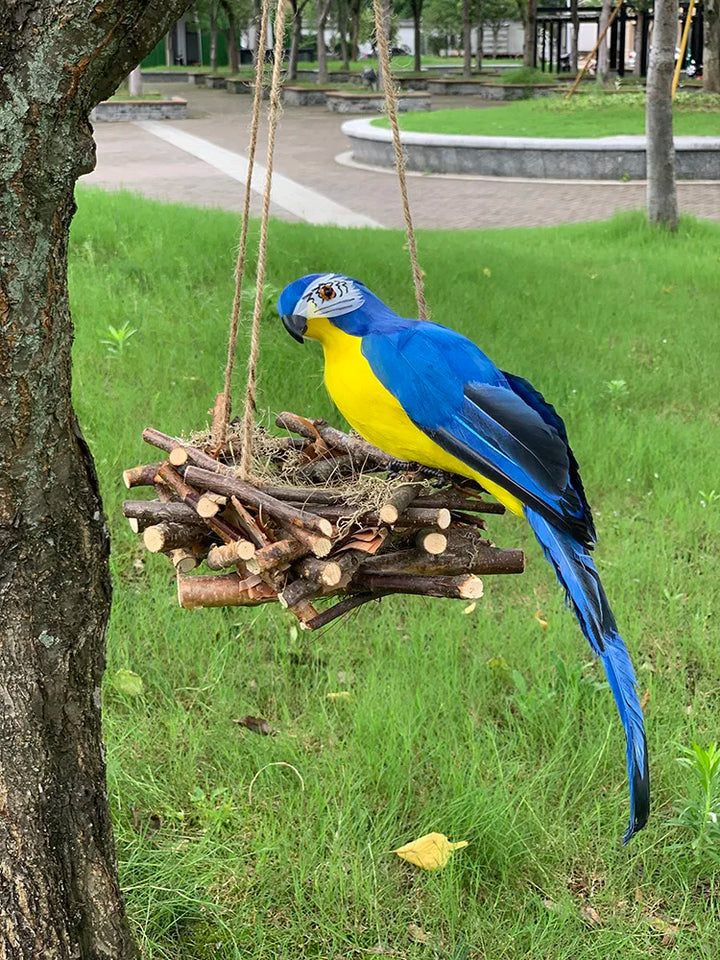 Tropical Parrot Garden Decoration for Outdoor Spaces-Orizon Depot
