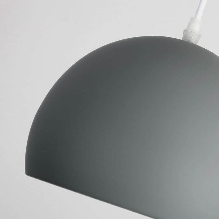 Modern Solid Color Round Head Shape Iron 1-Light hanging Lamp-Orizon Depot