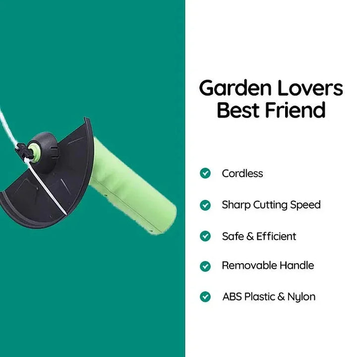 Cordless Mini Weed Trimmer for Easy Lawn Maintenance