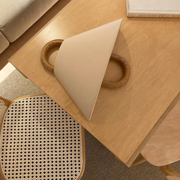 Modern Original Wooden Pleated Semi-Circle 1-Light Wall Sconce Lamp-Orizon Depot
