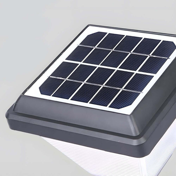27.6-Inch Modern Black LED Solar Pathway Light-Orizon Depot