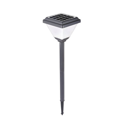 27.6-Inch Modern Black LED Solar Pathway Light-Orizon Depot