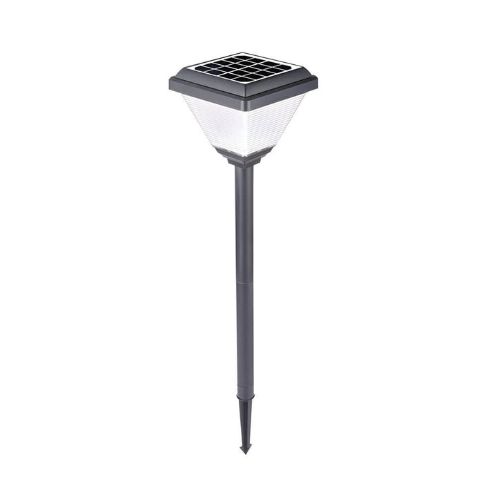 27.6-Inch Modern Black LED Solar Pathway Light-Orizon Depot