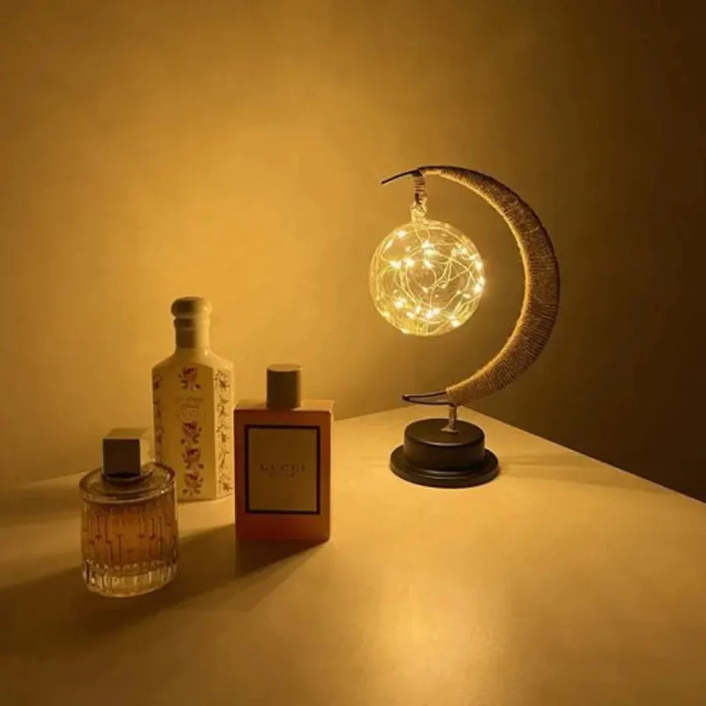 Enchanting Lunar Moon Lamp – Unique Night Light for Bedrooms & Living Spaces-Orizon Depot