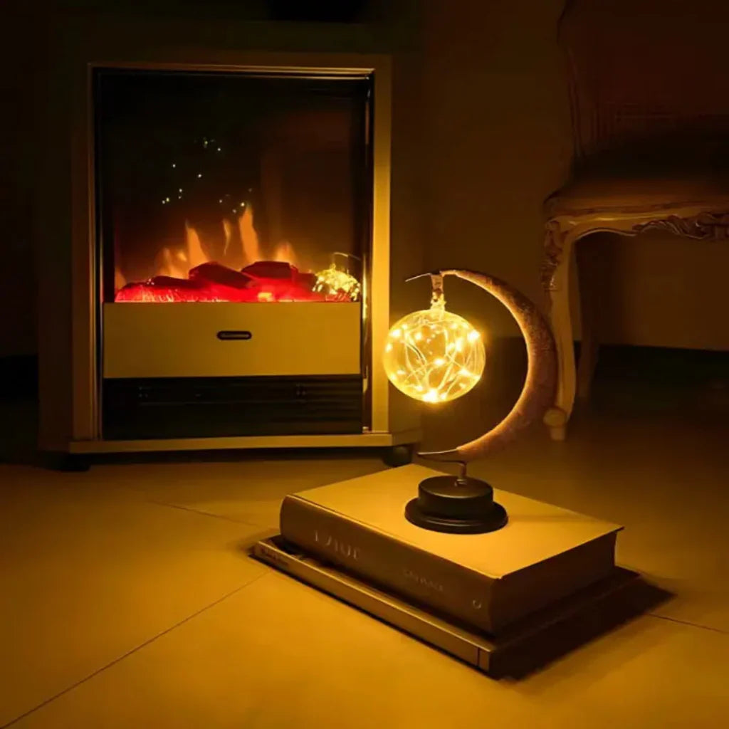 Enchanting Lunar Moon Lamp – Unique Night Light for Bedrooms & Living Spaces-Orizon Depot