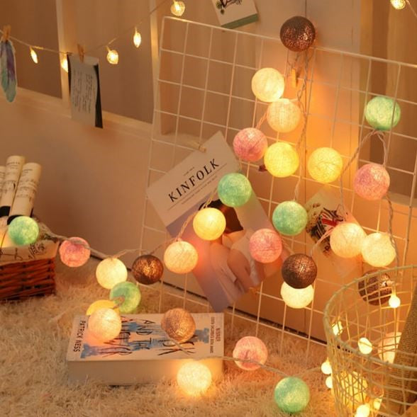 Cotton Glowing Ball Swing - Multiple Color Combinations Available-Orizon Depot