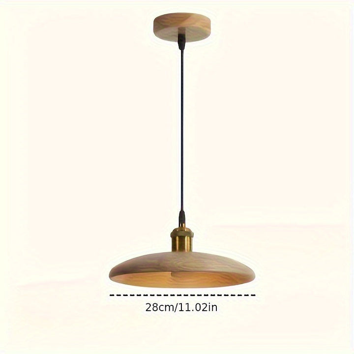 Scandinavian Solid Wood Pendant Light | Modern Ceiling Fixture