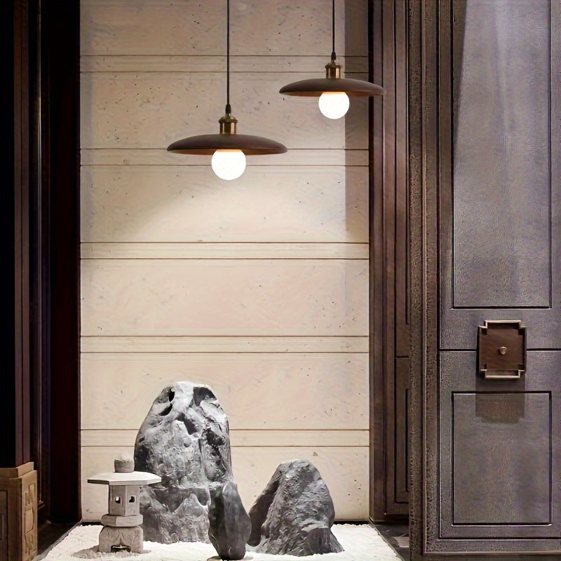 Scandinavian Solid Wood Pendant Light | Modern Ceiling Fixture