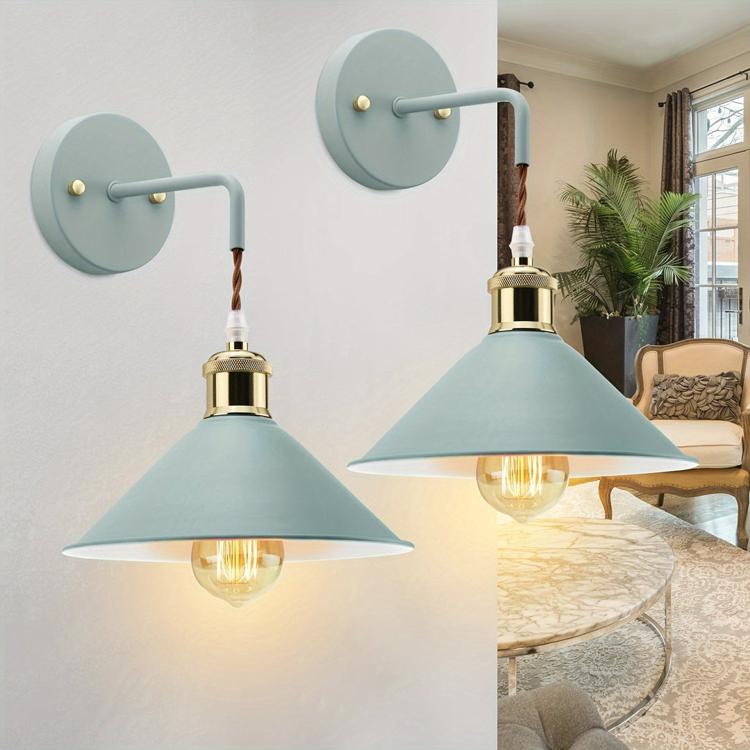 Industrial Metal Wall Sconce | Oil-Rubbed Light Fixture