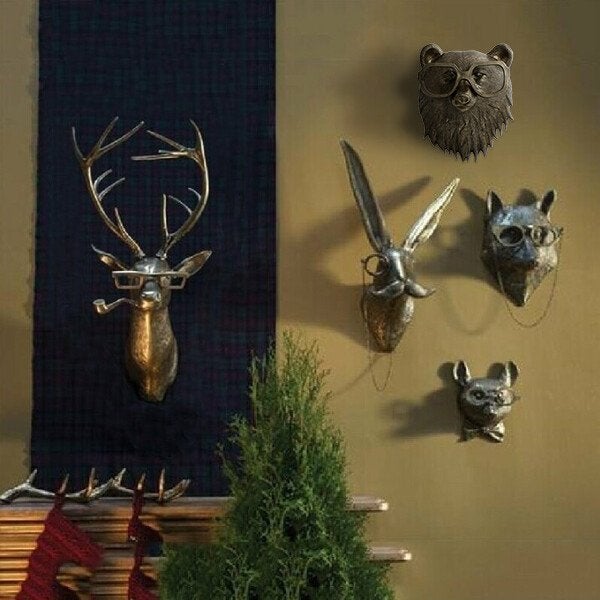 Unique Animal Head Wall Decor for Home - Stylish and Eye-Catching-Orizon Depot