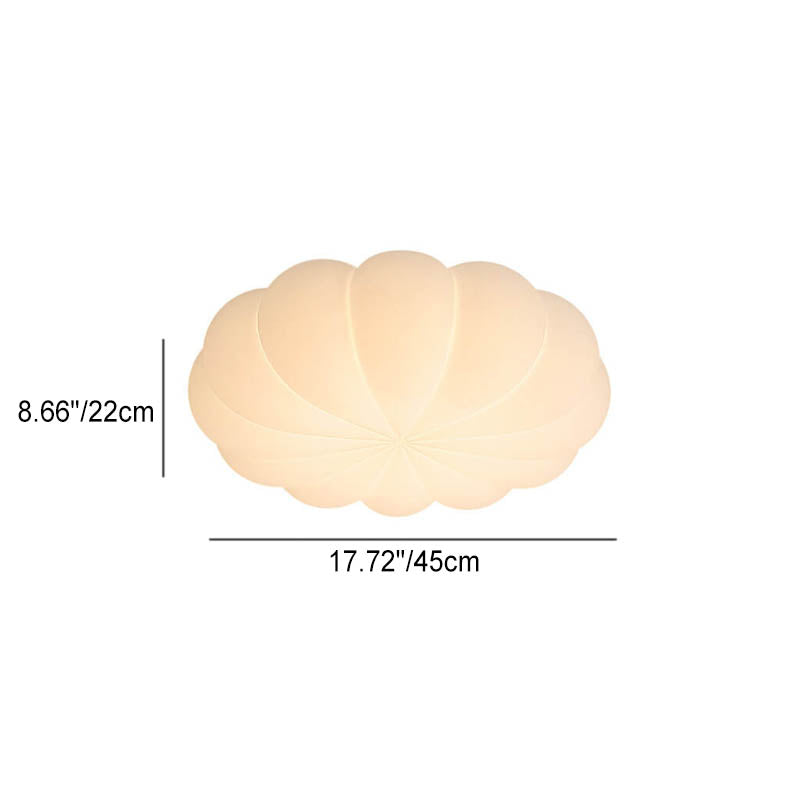 Nordic Kids Flower Design PE Shade LED Ceiling Light for Bedroom-Orizon Depot