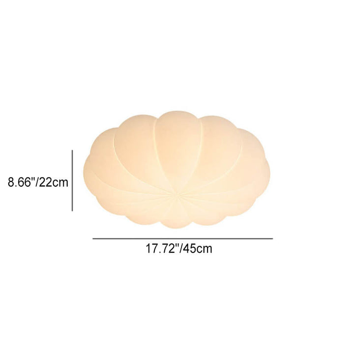 Nordic Kids Flower Design PE Shade LED Ceiling Light for Bedroom-Orizon Depot