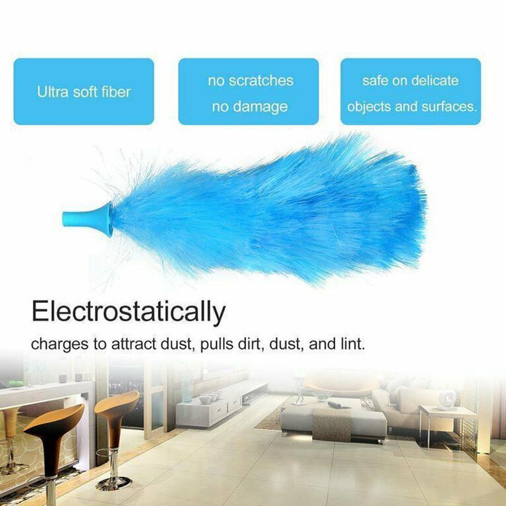 360° Rotating Electric Spin Duster with 2 Brushes for Easy Cleaning-Orizon Depot