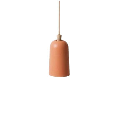 Modern Macaron Cylinder Style Aluminum 1-Light Pendant Lamp-Orizon Depot