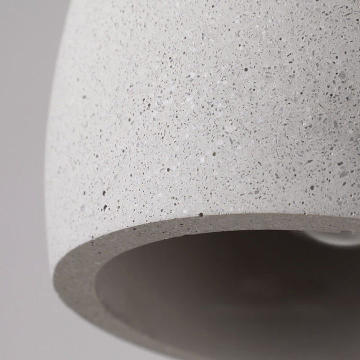 Minimalist Style Cement Dome 1-Light Pendant Lamp-Orizon Depot