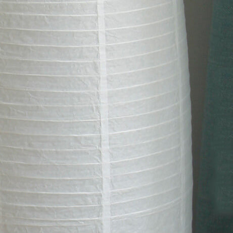 Nordic Minimalist Rice Paper Column Floor Lamp 2-Light Standing Light-Orizon Depot