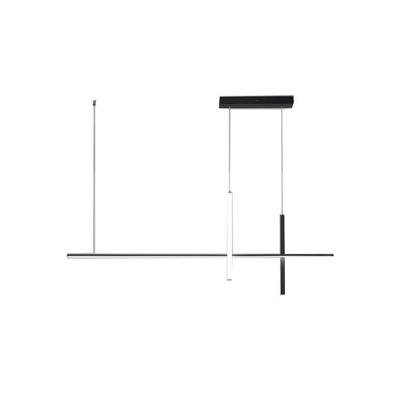 Minimalist Modern Long Linear LED Chandelier-Orizon Depot