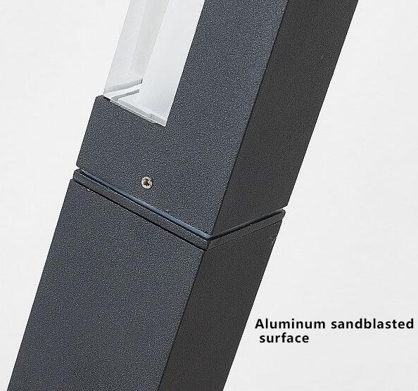 Modern Acrylic LED Column Lawn Light – Waterproof Outdoor Garden Lamp-Orizon Depot