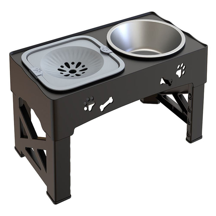 Adjustable Elevated Slow Feeder for Dogs