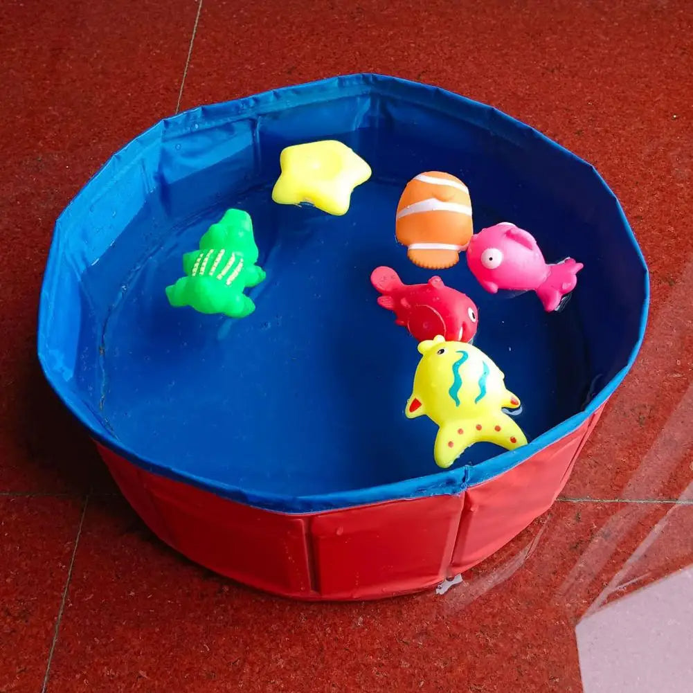 Portable Foldable Dog Pool for Outdoor Fun and Relaxation