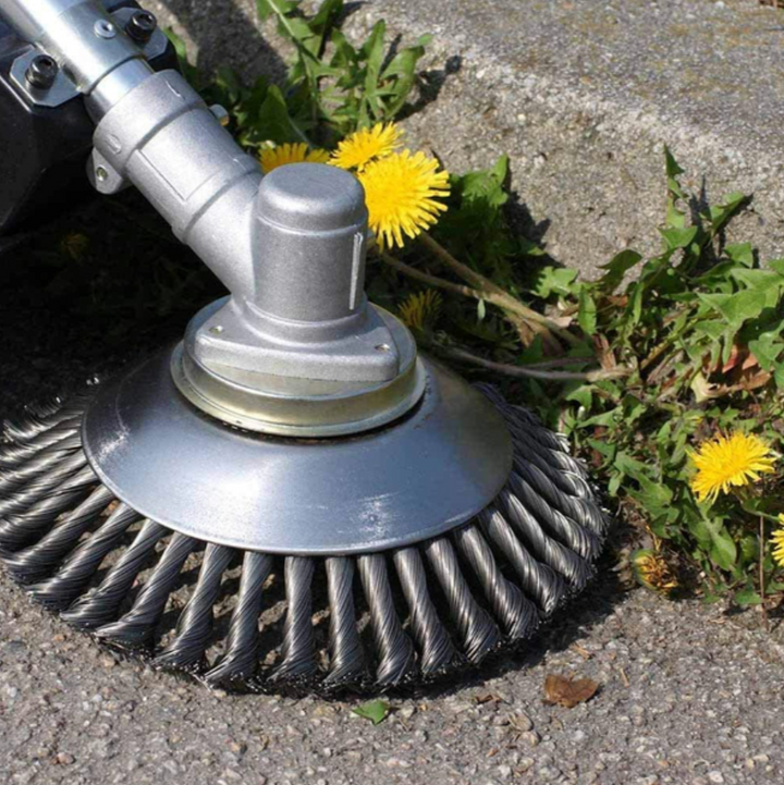 Durable Carbon Steel Weed Brush and Trimmer Tool