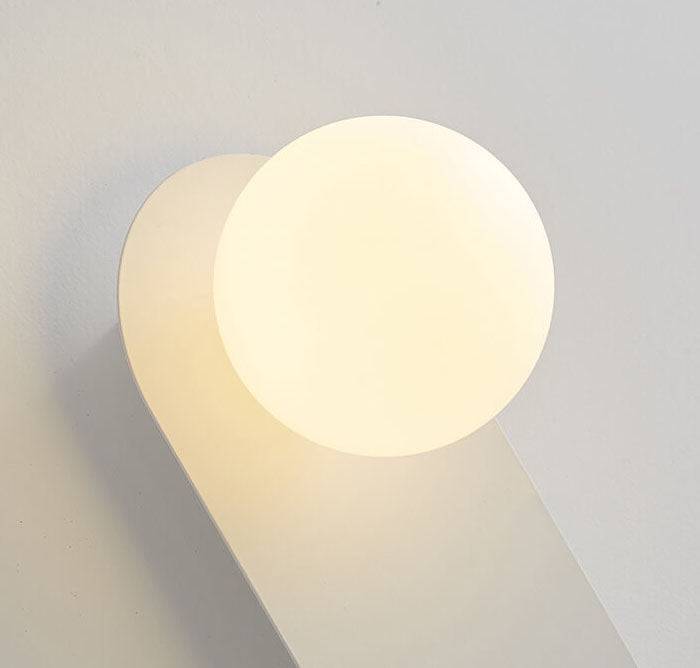 Nordic Style Glass Ring Base 1-Light Wall Sconce Lamp