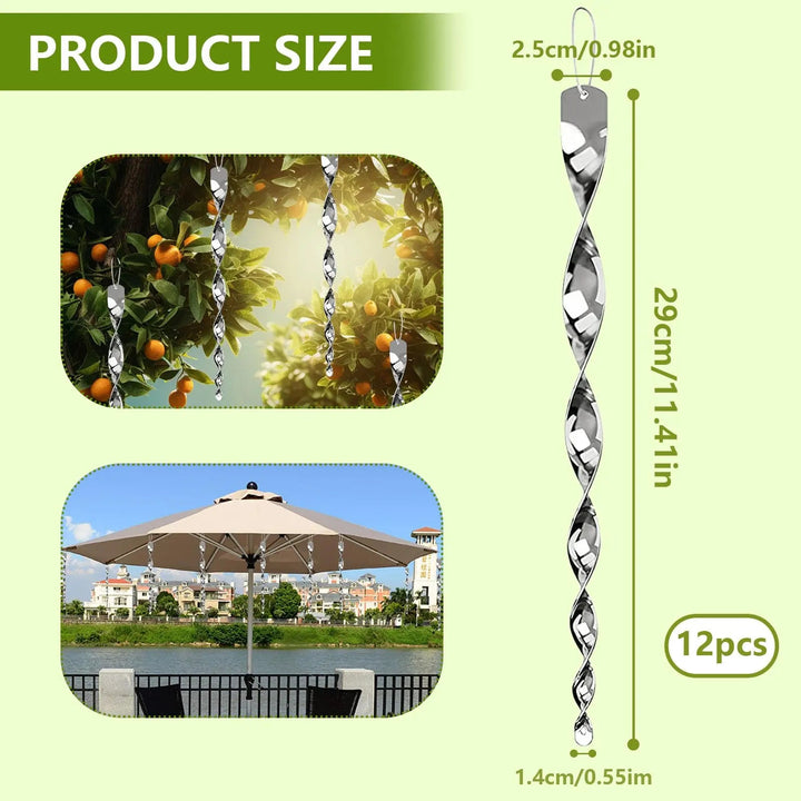 Reflective Spiral Rod for Bird Deterrent Solutions