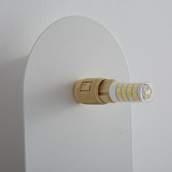 Nordic Style Glass Ring Base 1-Light Wall Sconce Lamp