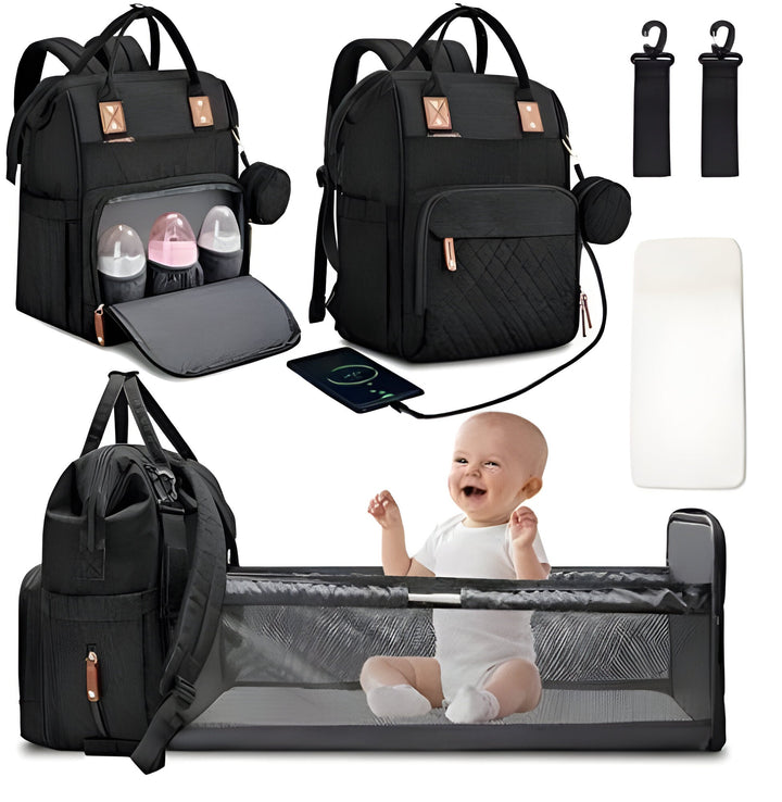 Traveling Baby Cot Changing Bag for Convenient On-the-Go Use