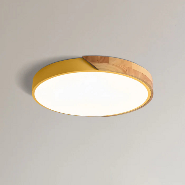 Modern Nordic Wooden Design LED Ceiling Light Fixture