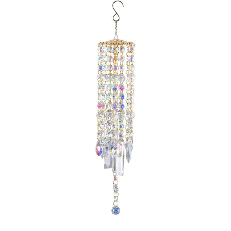 Aurora Crystal Glass Wind Chime for Home Decor and Relaxation-Orizon Depot