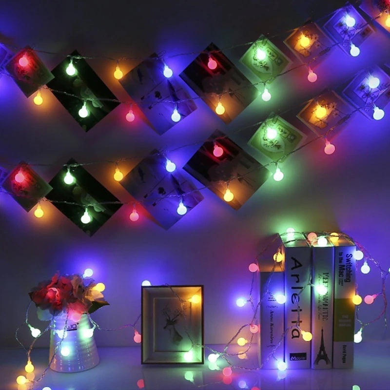 Mini Globe Light Chain for Ambient Illumination-Orizon Depot