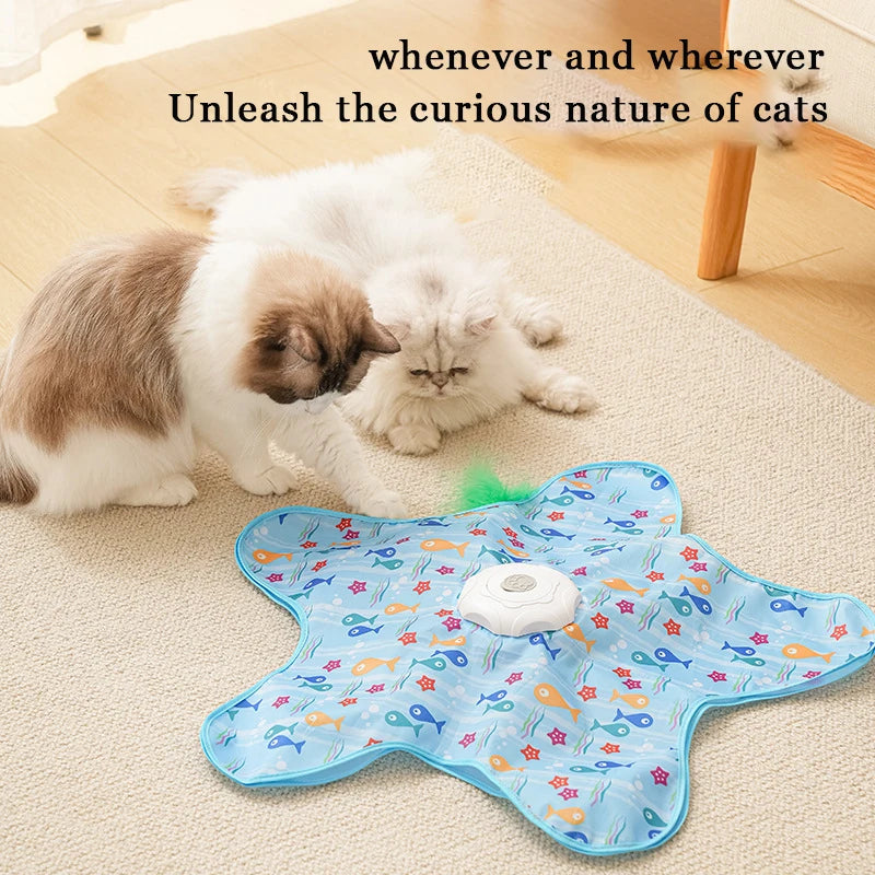 Interactive Automatic Hide and Seek Cat Toy for Fun Playtime