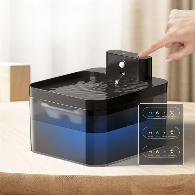 Automatic Wireless Drinking Fountain for Cats with Sensor-Orizon Depot