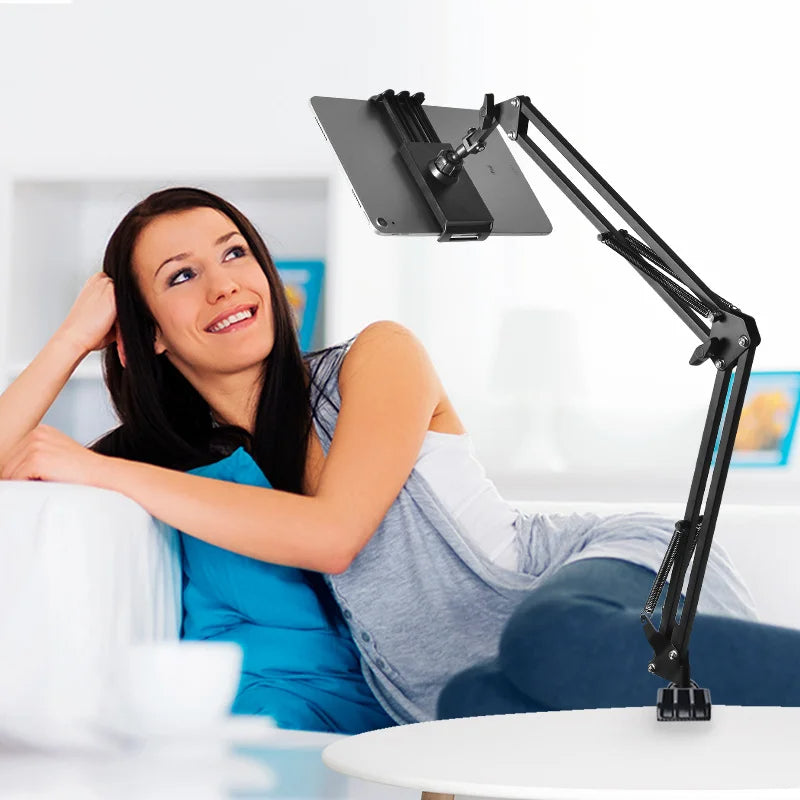 360° Rotatable Tablet Mount – Adjustable Flexi Holder for Easy Viewing-Orizon Depot