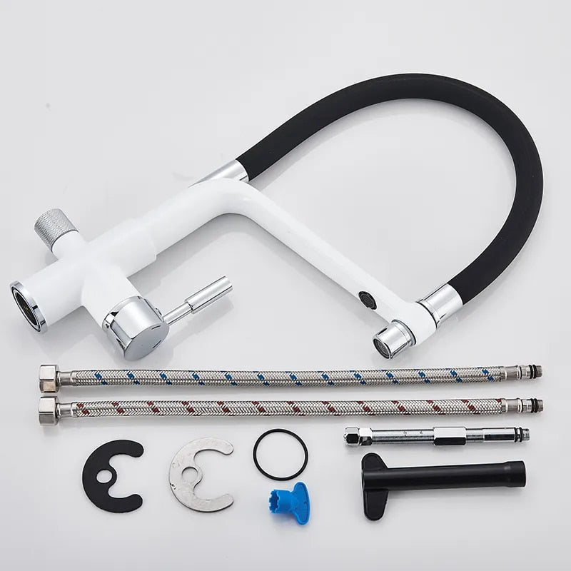 Double Outlet Drinking Water Faucet Filtered Kitchen Faucet-Orizon Depot
