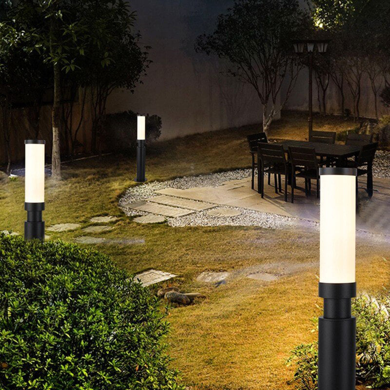 Modern Acrylic LED Lawn Lamp Creative Lipstick-Outdoor Waterproof Design