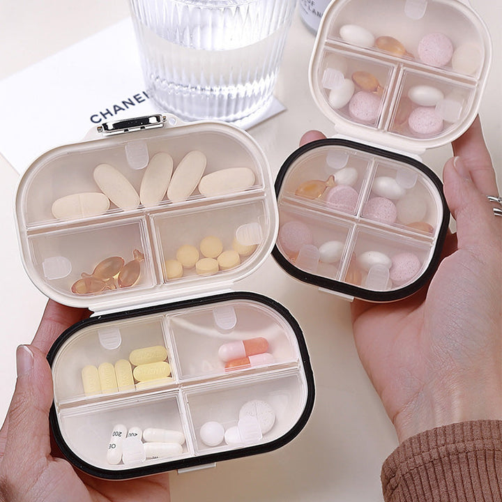 Portable Daily Pill Organizer for Convenient Medication Management-Orizon Depot