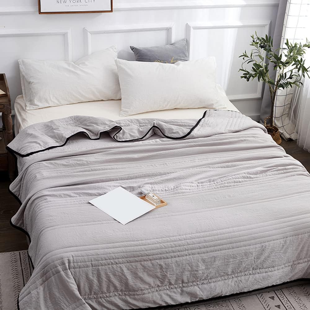 Cooling Breathable Blanket for Comfortable Warm Nights - Outdoor Decor