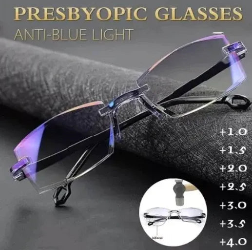 Progressive Reading Glasses with High Hardness and Anti-Blue Light Filter-Orizon Depot