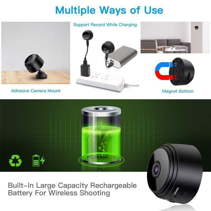 1080p Magnetic WiFi Mini Security Camera-Orizon Depot